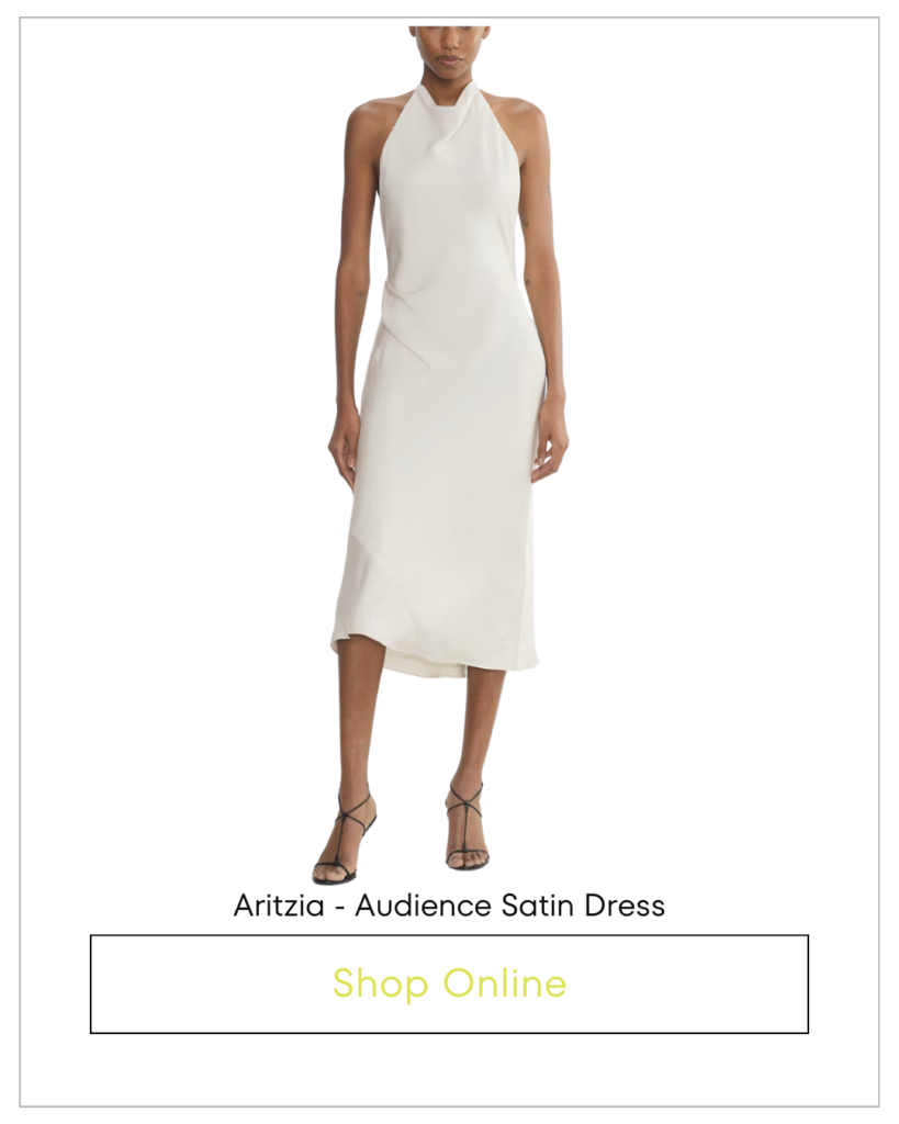 white graduation dress