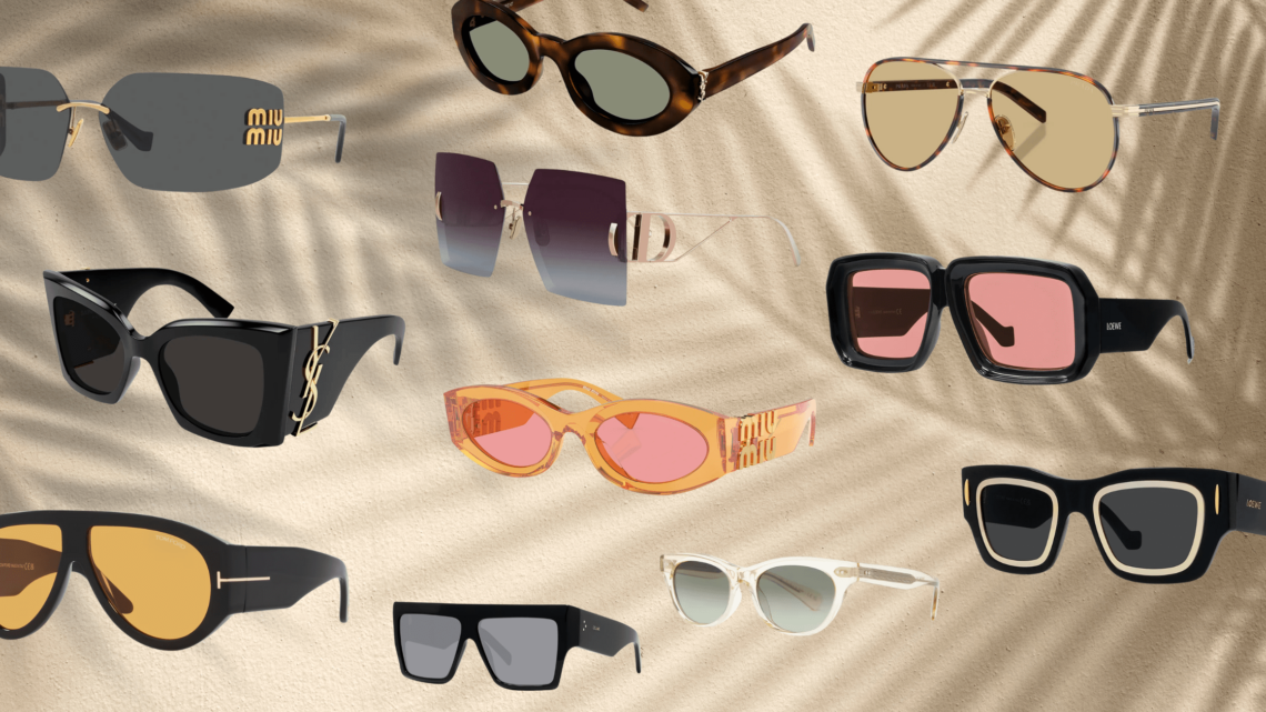 Collage of sunglasses