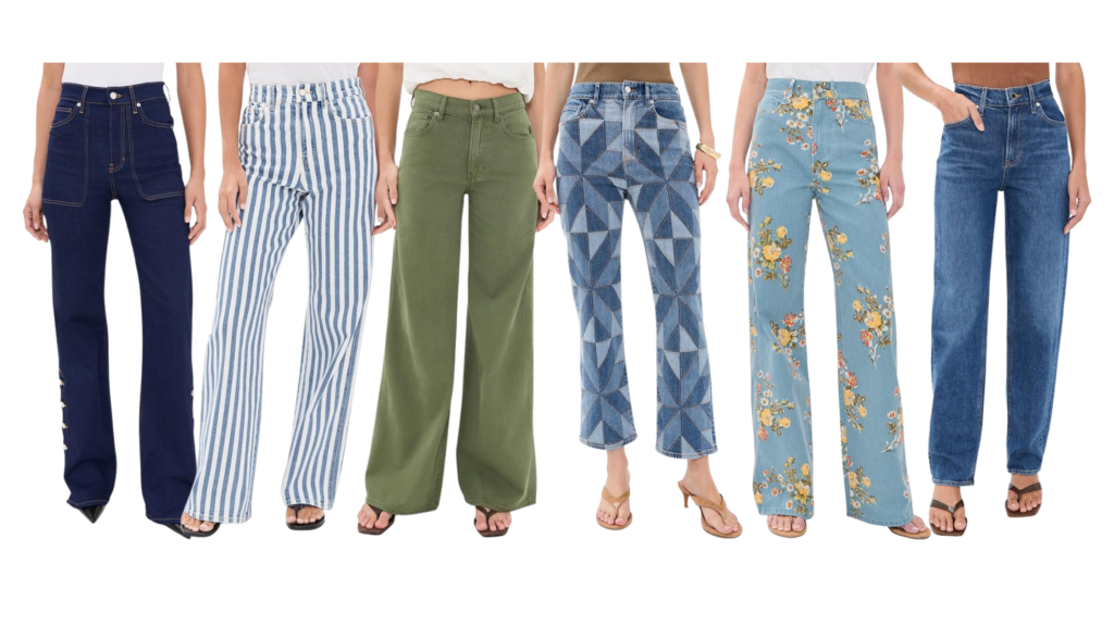 Veronica beard affordable jeans collage