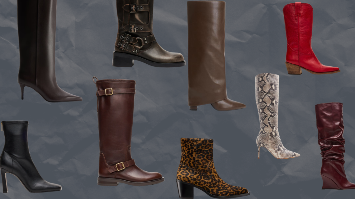 collage for fall 2025 boots